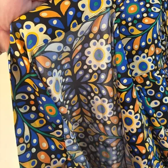 La DoubleJ Silk Kimono Caftan Dress Made In Italy With Mantero Dress - Picture 15 of 15